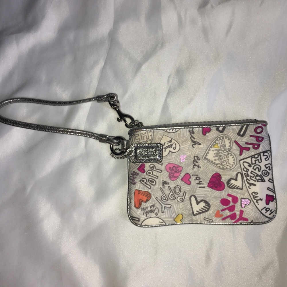 Coach Poppy Wristlet